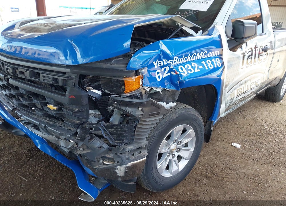 2022 CHEVROLET SILVERADO 1500 2WD REGULAR CAB LONG BED WT VIN: 3GCNAAED5NG517432