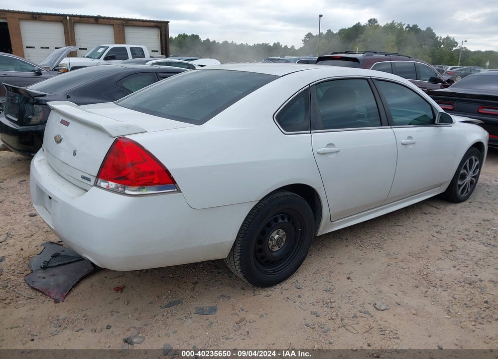 2016 CHEVROLET IMPALA LIMITED POLICE VIN: 2G1WD5E34G1102536