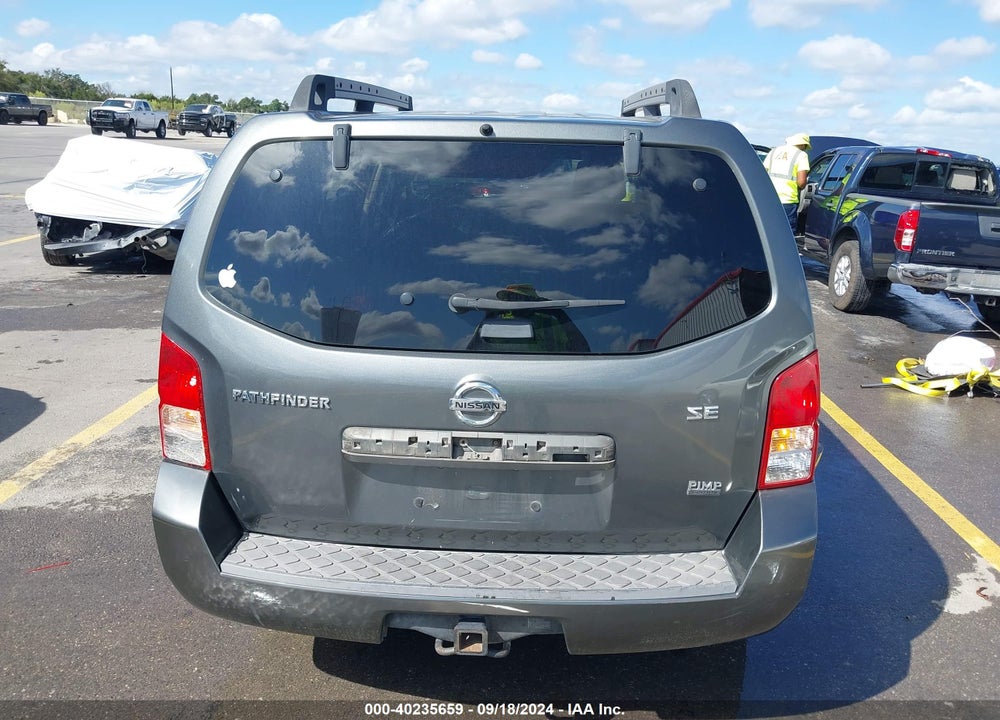 2009 NISSAN PATHFINDER SE VIN: 5N1AR18B19C609207