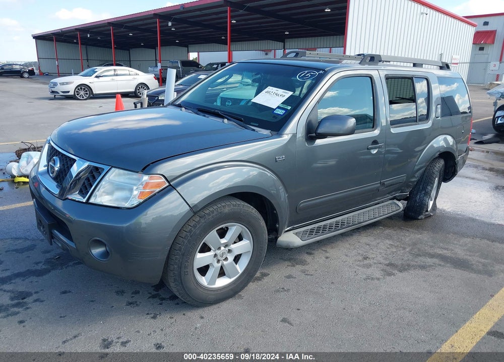 2009 NISSAN PATHFINDER SE VIN: 5N1AR18B19C609207