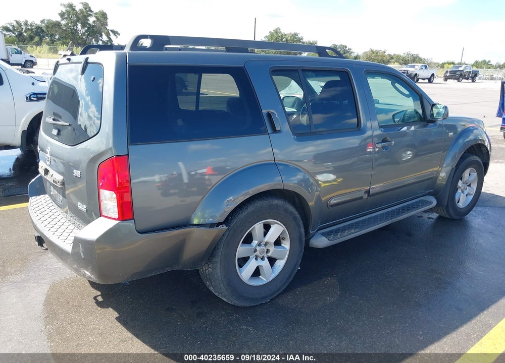 2009 NISSAN PATHFINDER SE VIN: 5N1AR18B19C609207