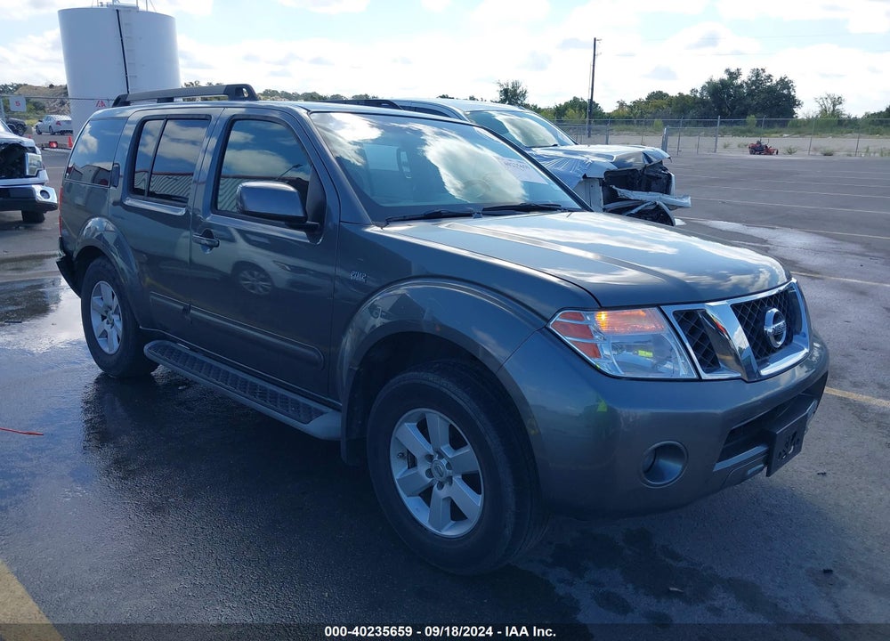 2009 NISSAN PATHFINDER SE VIN: 5N1AR18B19C609207
