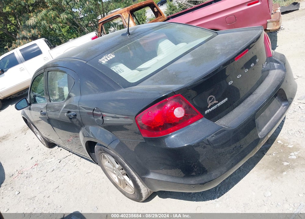 2011 DODGE AVENGER MAINSTREET VIN: 1B3BD1FB6BN565002