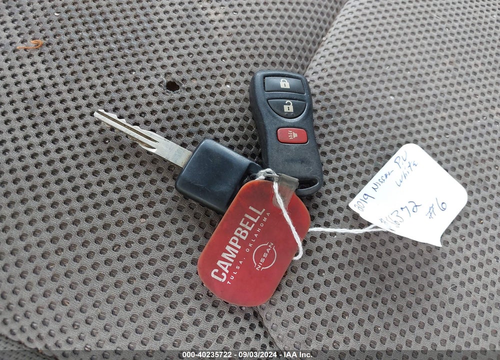 2019 NISSAN FRONTIER SV VIN: 1N6AD0EV6KN877494