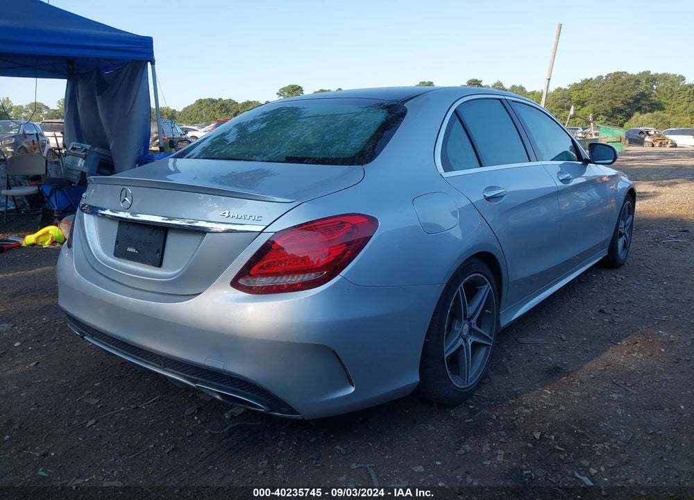 2017 MERCEDES-BENZ C 300 4MATIC/LUXURY 4MATIC/SPORT 4MATIC VIN: WDDWF4KB6HR219198