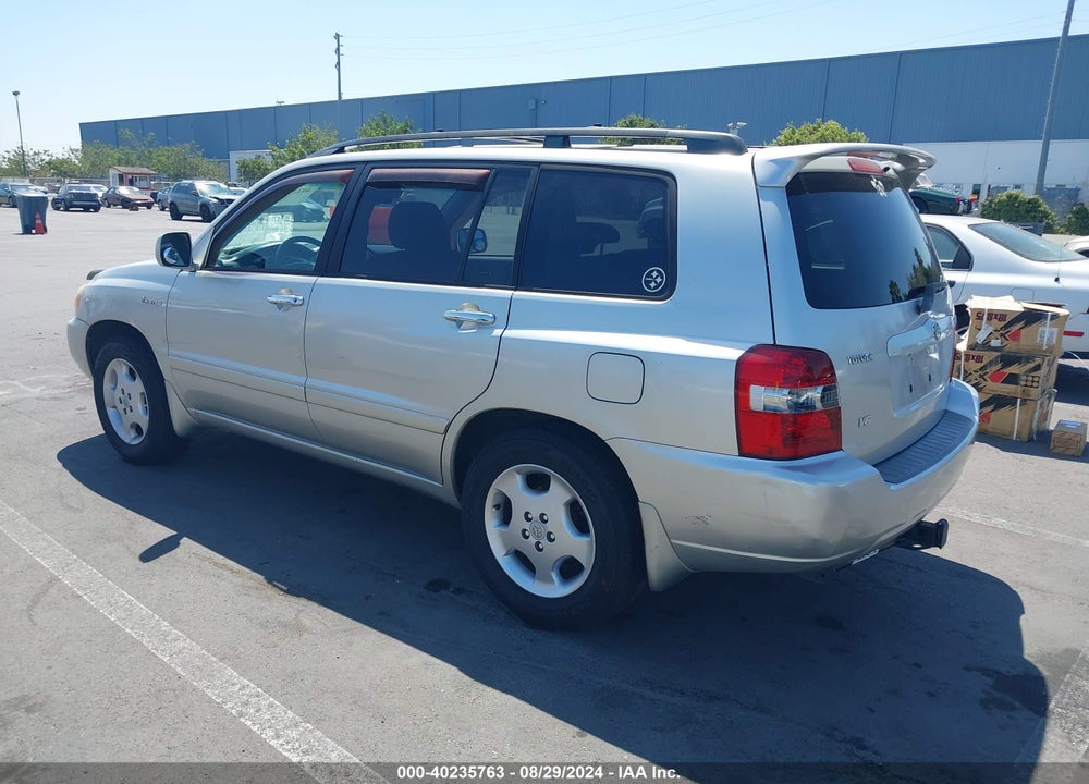 2005 TOYOTA HIGHLANDER LIMITED V6 VIN: JTEDP21A750072199