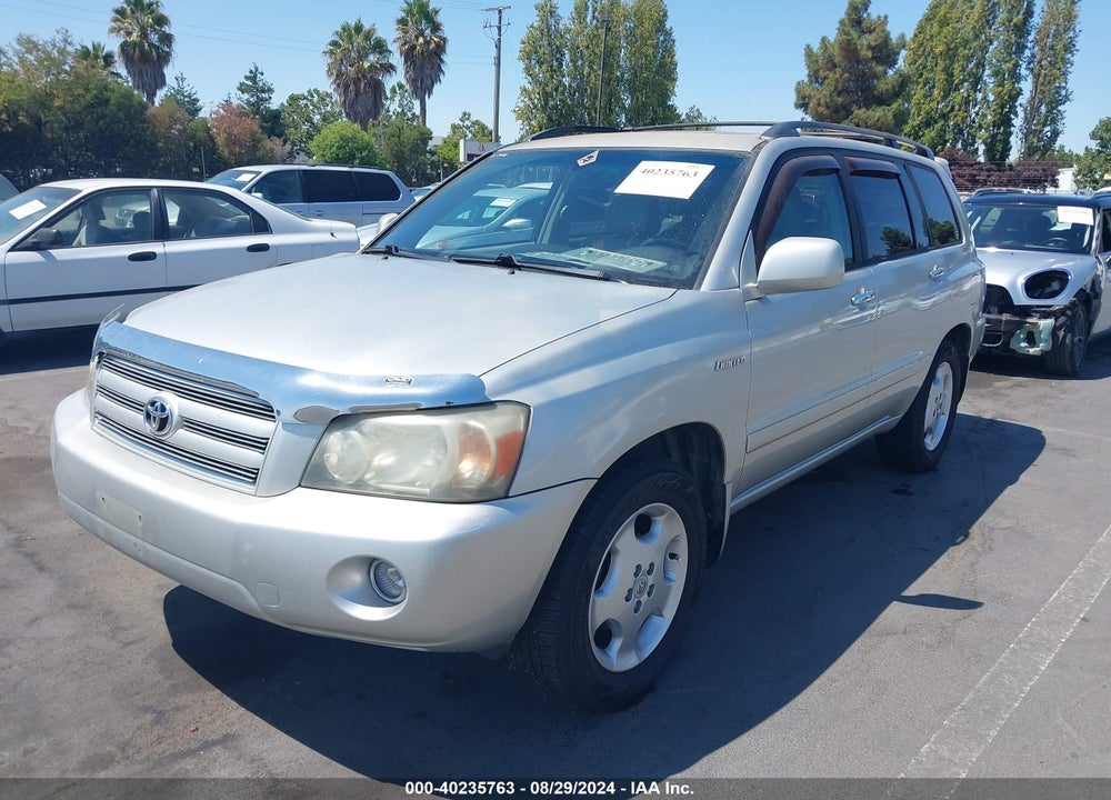 2005 TOYOTA HIGHLANDER LIMITED V6 VIN: JTEDP21A750072199
