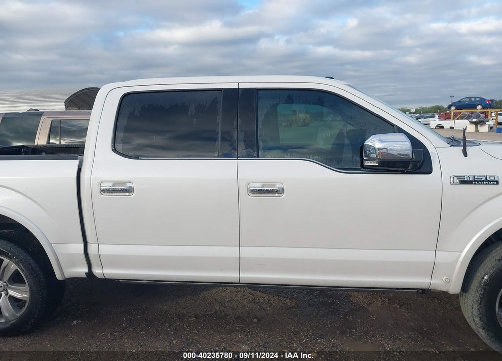 2015 FORD F-150 PLATINUM VIN: 1FTEW1EF0FFB40501