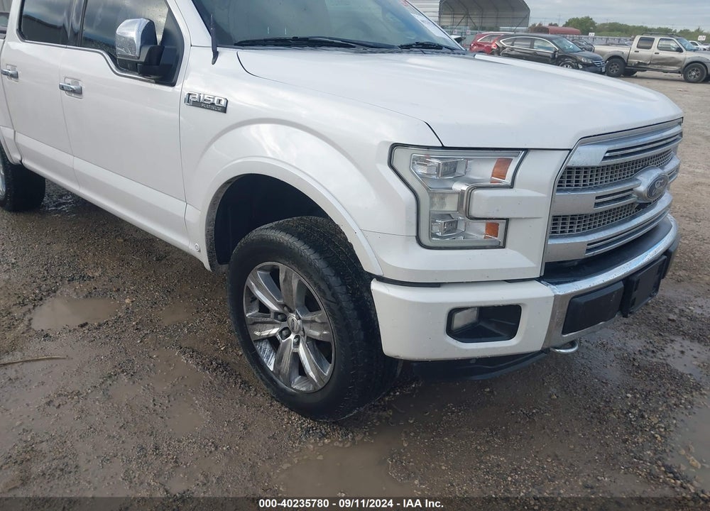 2015 FORD F-150 PLATINUM VIN: 1FTEW1EF0FFB40501