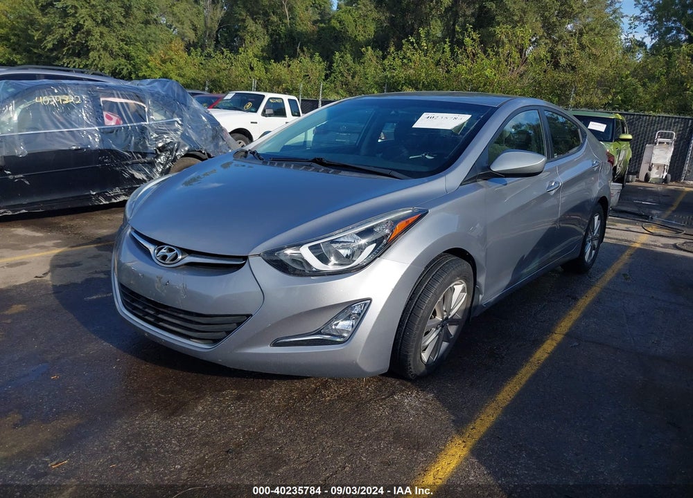 2016 HYUNDAI ELANTRA SE VIN: 5NPDH4AE7GH770575