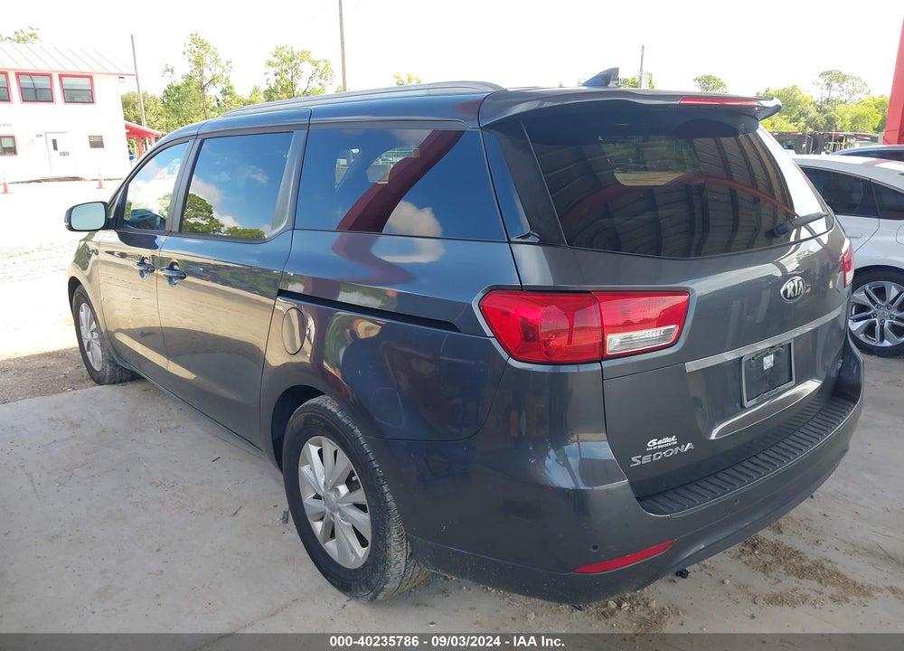 2016 KIA SEDONA LX VIN: KNDMB5C1XG6204728