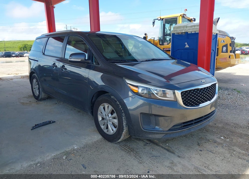 2016 KIA SEDONA LX VIN: KNDMB5C1XG6204728