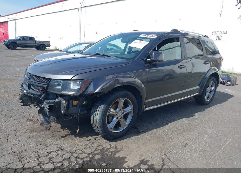 2016 DODGE JOURNEY CROSSROAD VIN: 3C4PDCGG7GT181683