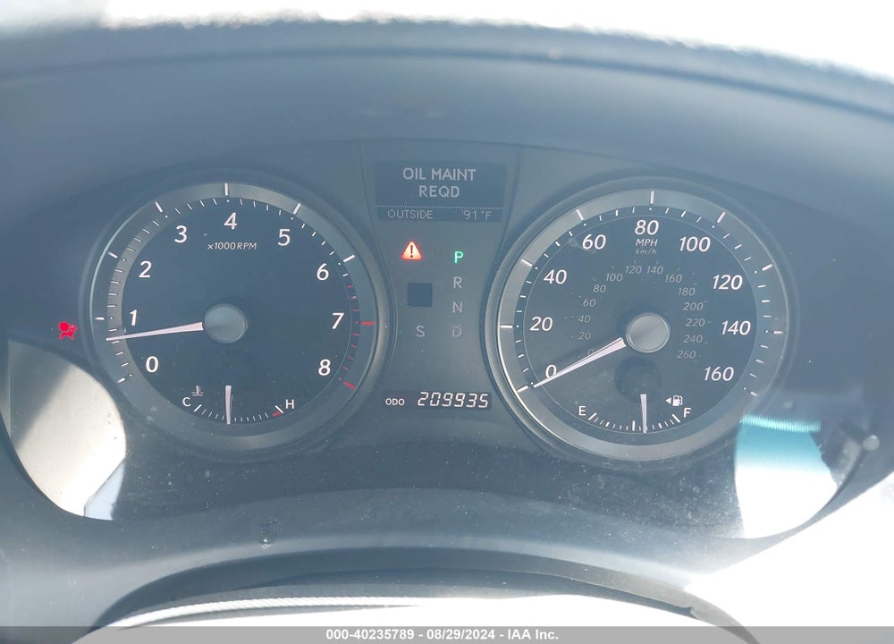 2007 LEXUS ES 350 VIN: JTHBJ46G172072789