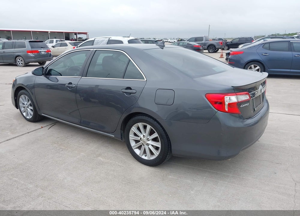 2012 TOYOTA CAMRY XLE V6 VIN: 4T1BK1FK7CU515572