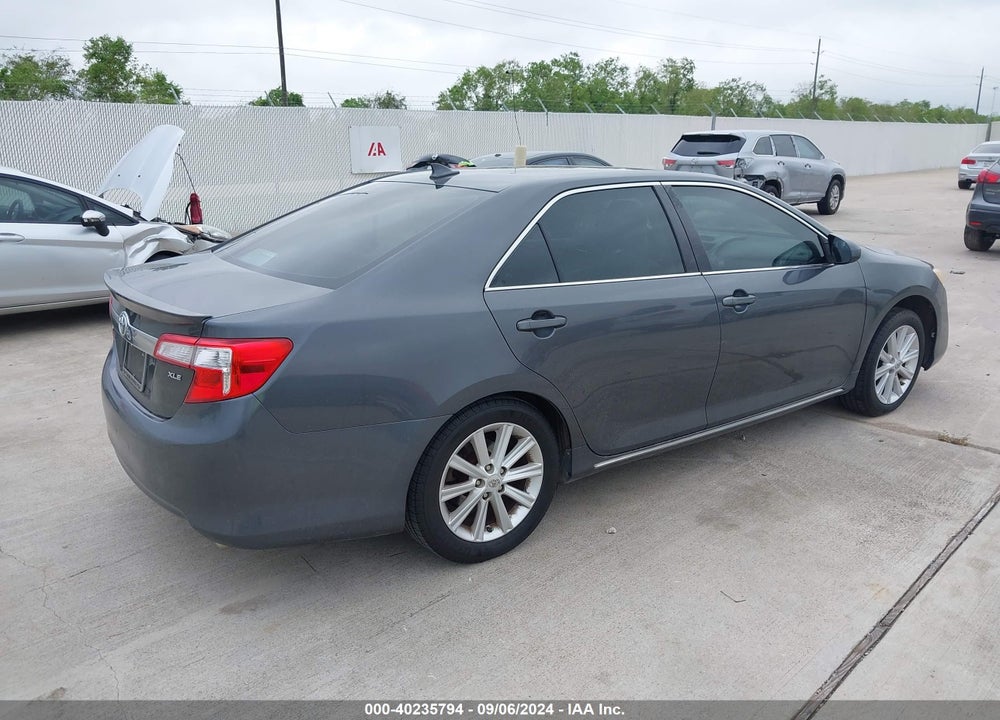 2012 TOYOTA CAMRY XLE V6 VIN: 4T1BK1FK7CU515572