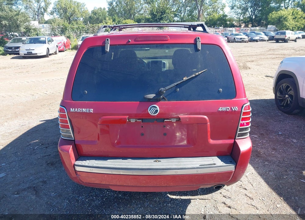 2006 MERCURY MARINER LUXURY/PREMIER VIN: 4M2YU57166KJ17950