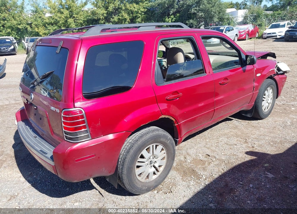 2006 MERCURY MARINER LUXURY/PREMIER VIN: 4M2YU57166KJ17950