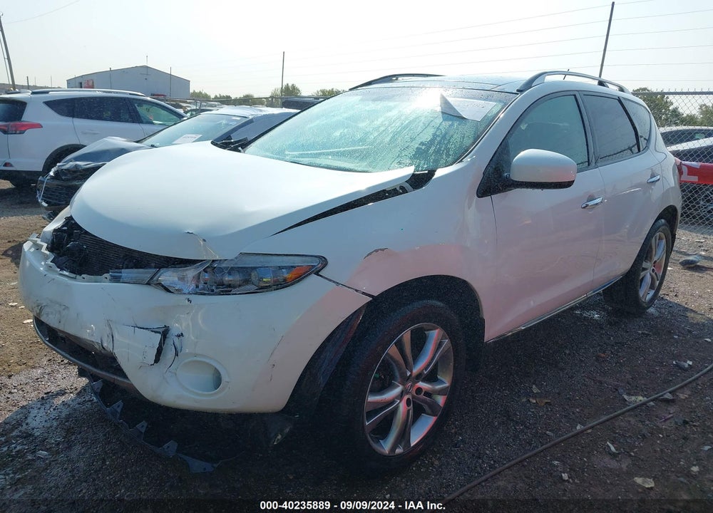 2010 NISSAN MURANO LE VIN: JN8AZ1MWXAW118963