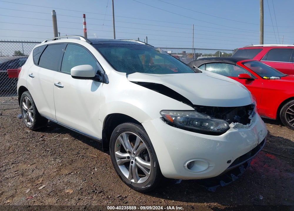 2010 NISSAN MURANO LE VIN: JN8AZ1MWXAW118963