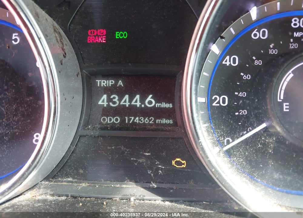 2013 HYUNDAI SONATA GLS VIN: 5NPEB4AC9DH540259