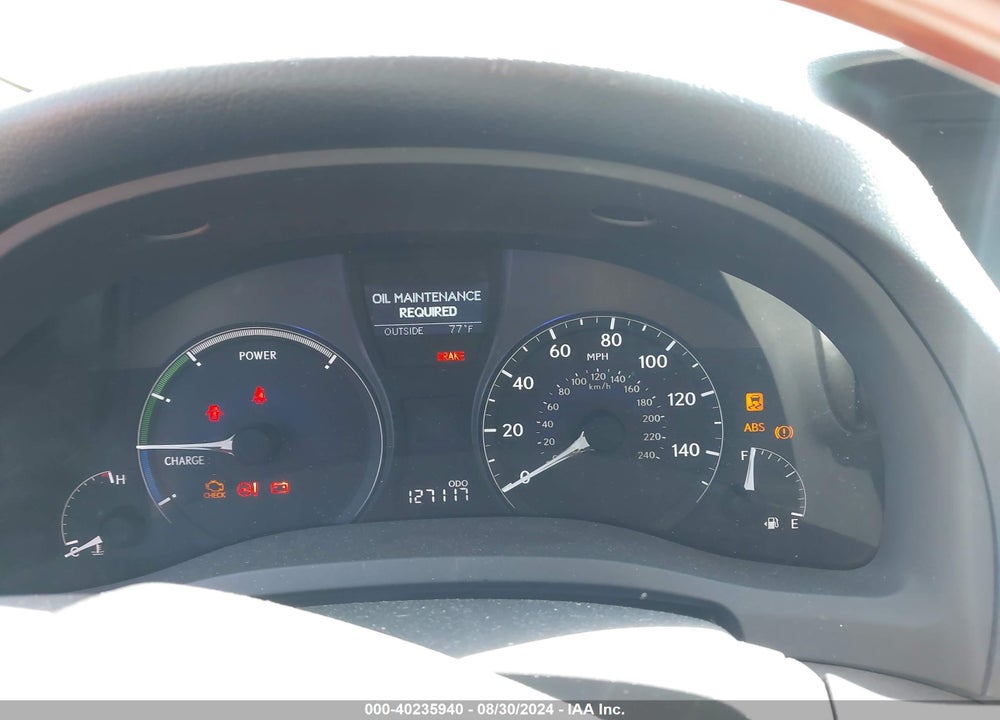 2011 LEXUS RX 450H VIN: JTJBC1BA4B2420425