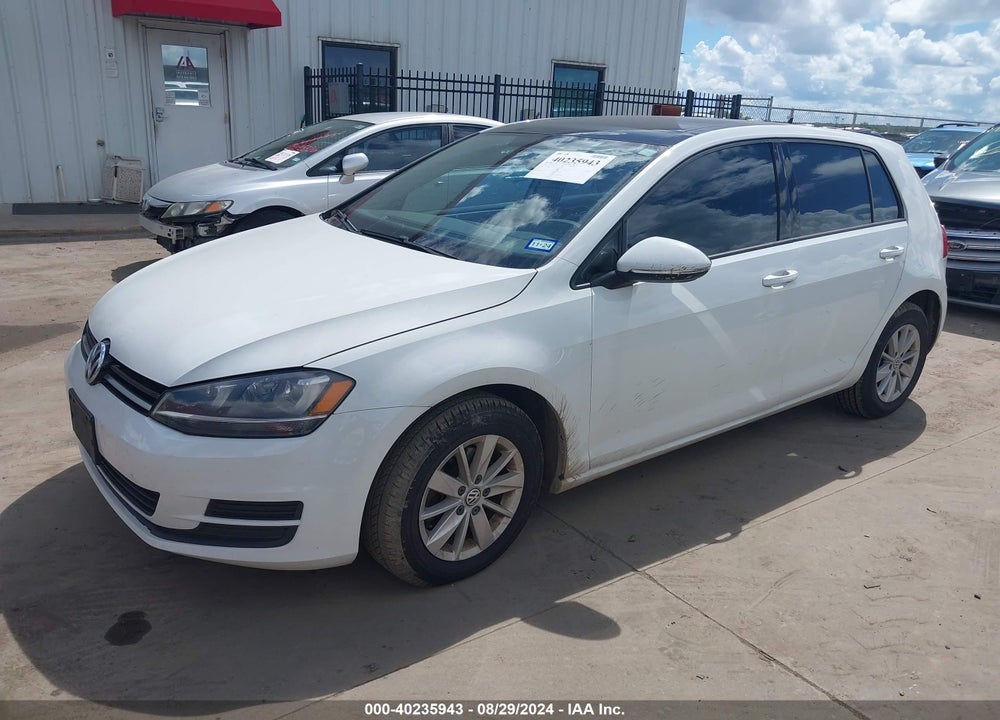 2015 VOLKSWAGEN GOLF TSI S 4-DOOR VIN: 3VW117AU1FM043955