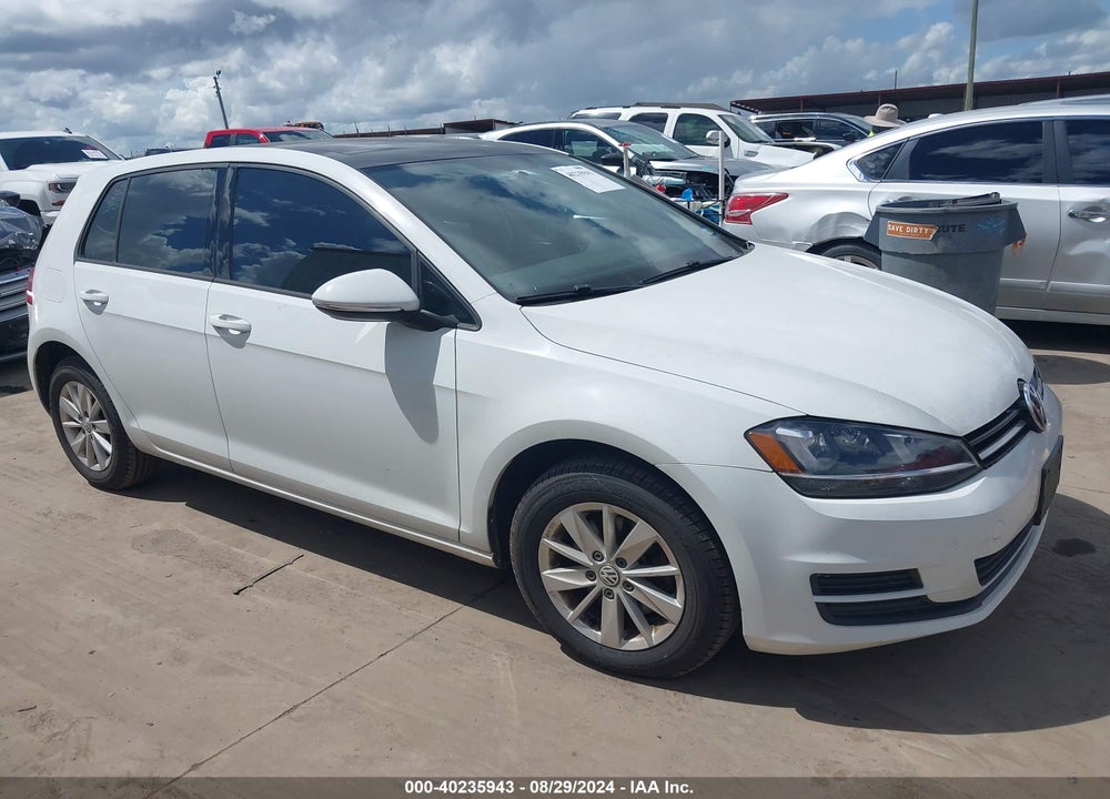 2015 VOLKSWAGEN GOLF TSI S 4-DOOR VIN: 3VW117AU1FM043955