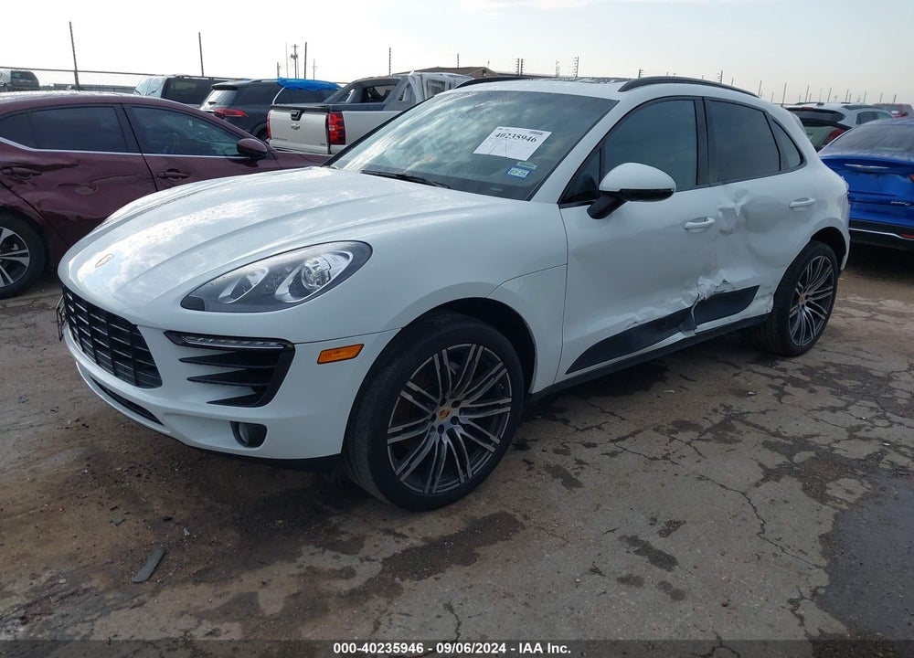 2016 PORSCHE MACAN S VIN: WP1AB2A59GLB53052