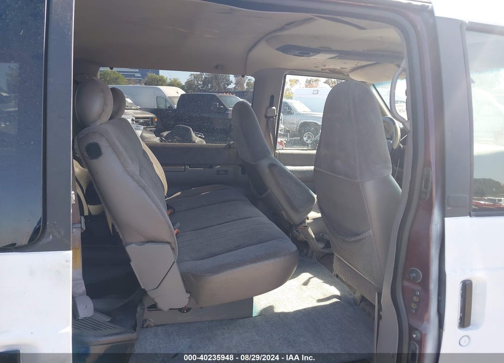 1996 CHEVROLET ASTRO VIN: 1GNDM19W2TB137511