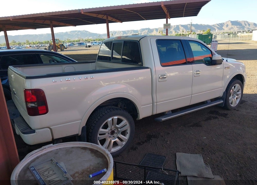 2008 HARLEY-DAVIDSON FORD F-150 /LIMITED VIN: 1FTRW14538FA38347