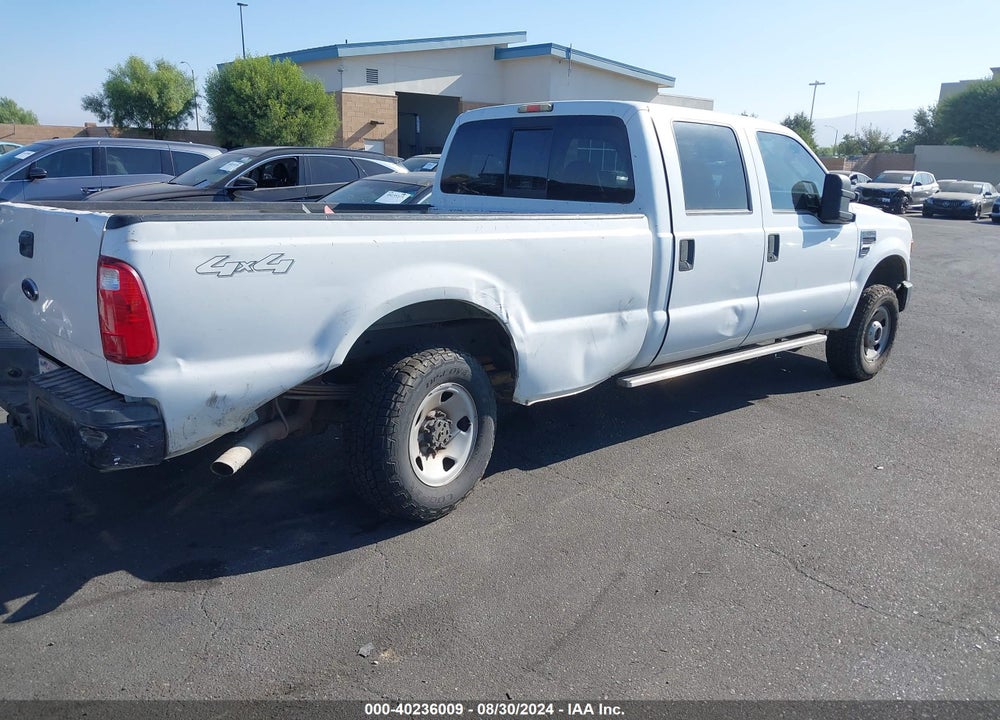 2008 FORD F-250 FX4/KING RANCH/LARIAT/XL/XLT VIN: 1FTSW21598EE57952