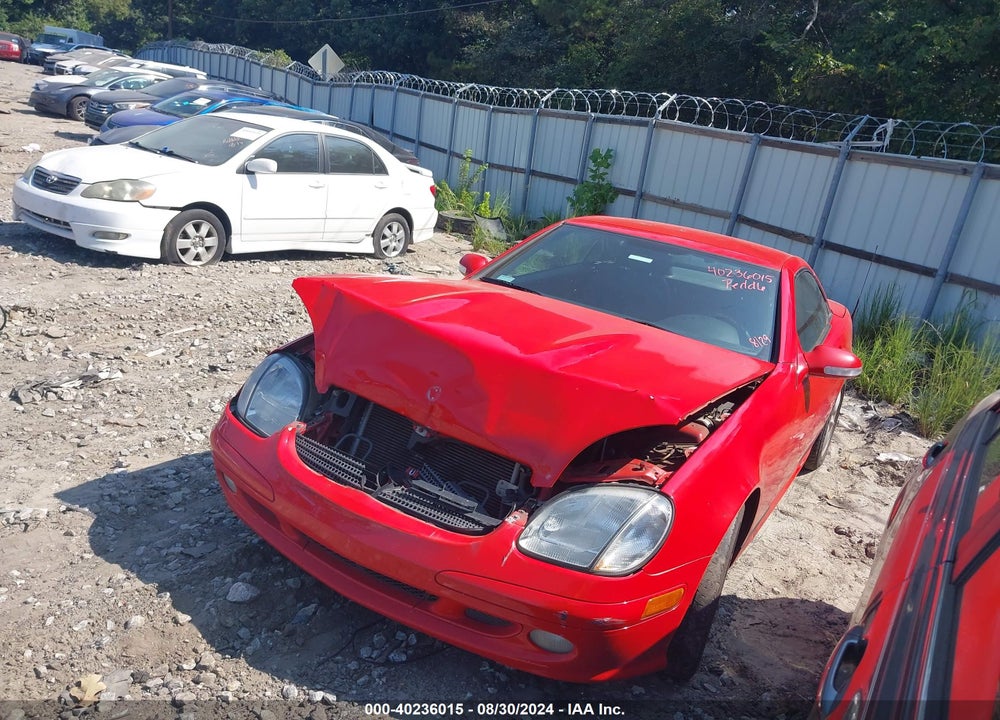 2001 MERCEDES-BENZ SLK 320 VIN: WDBKK65F41F227322