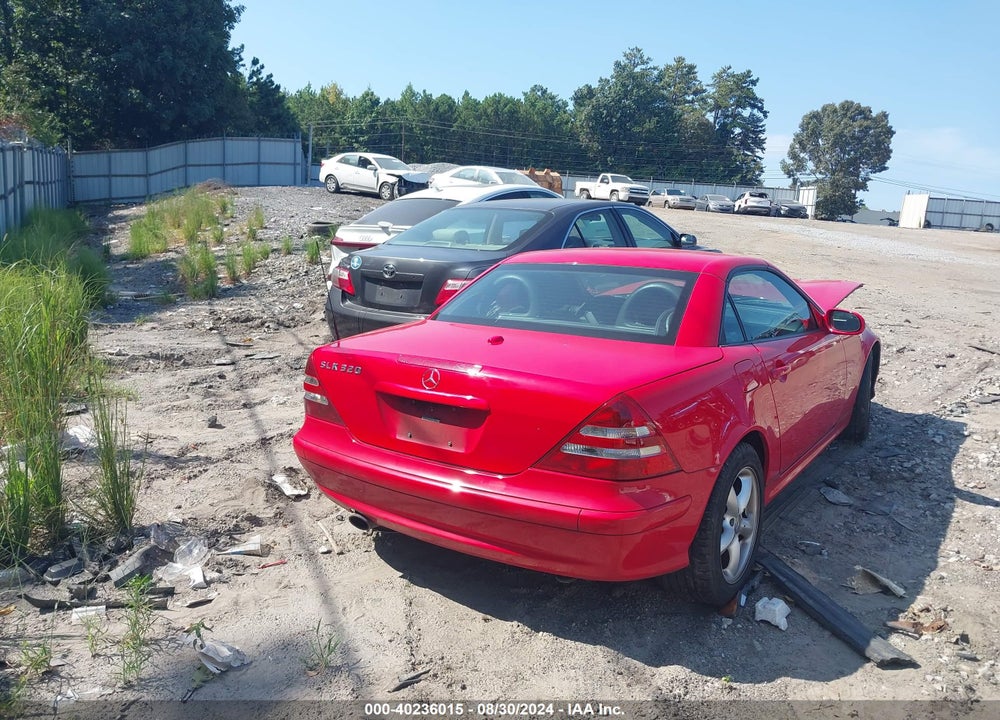 2001 MERCEDES-BENZ SLK 320 VIN: WDBKK65F41F227322