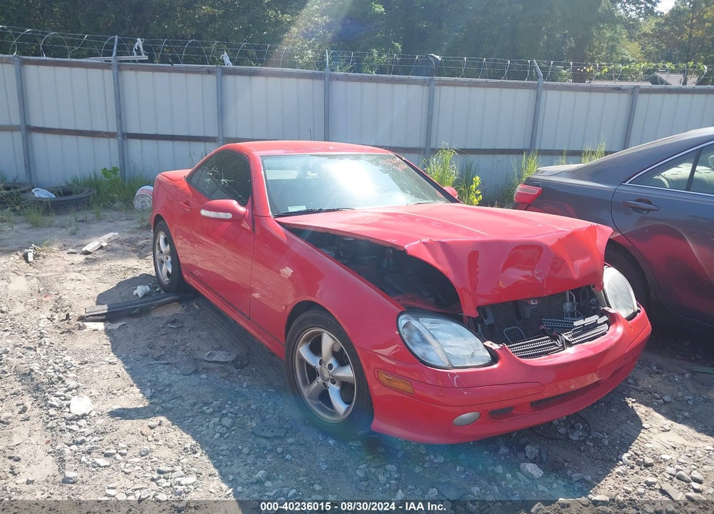 2001 MERCEDES-BENZ SLK 320 VIN: WDBKK65F41F227322