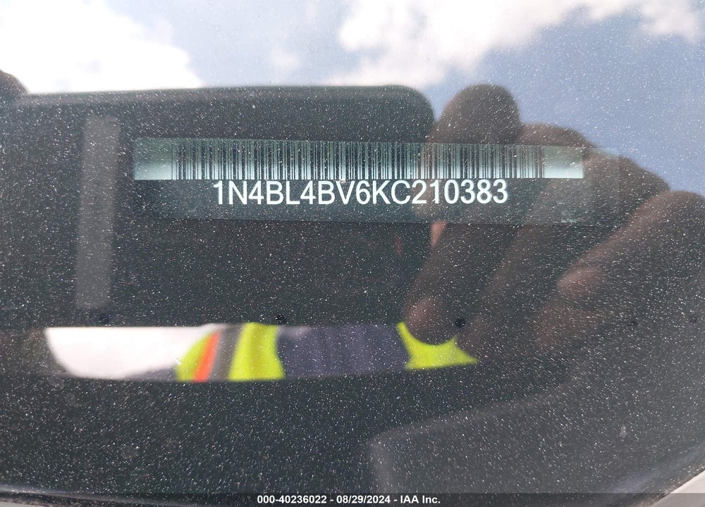 2019 NISSAN ALTIMA 2.5 S VIN: 1N4BL4BV6KC210383