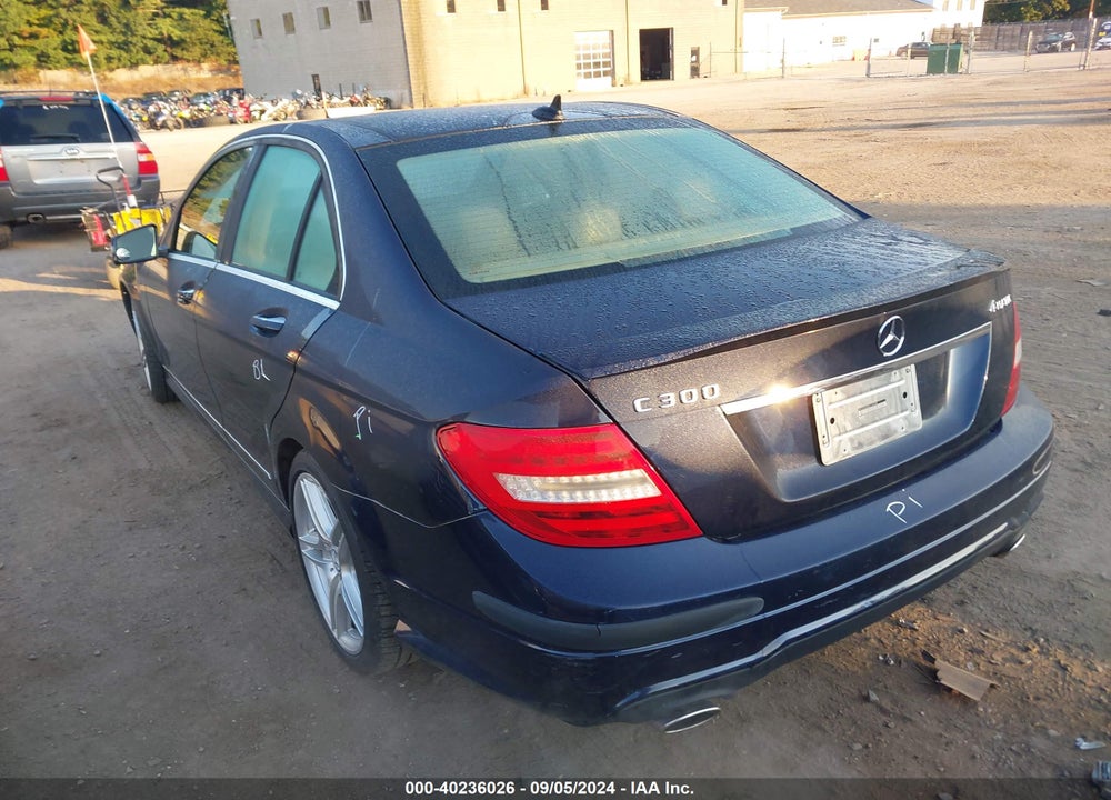 2014 MERCEDES-BENZ C 300 LUXURY 4MATIC/SPORT 4MATIC VIN: WDDGF8AB8EG164998