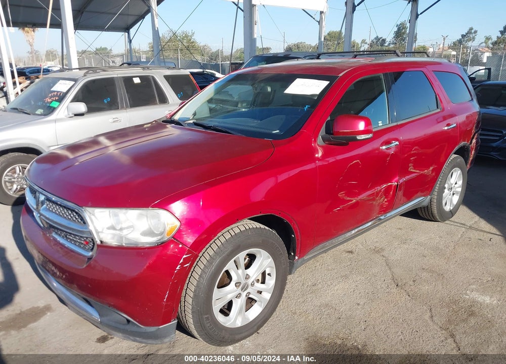 2013 DODGE DURANGO CREW VIN: 1C4RDJDG0DC617685