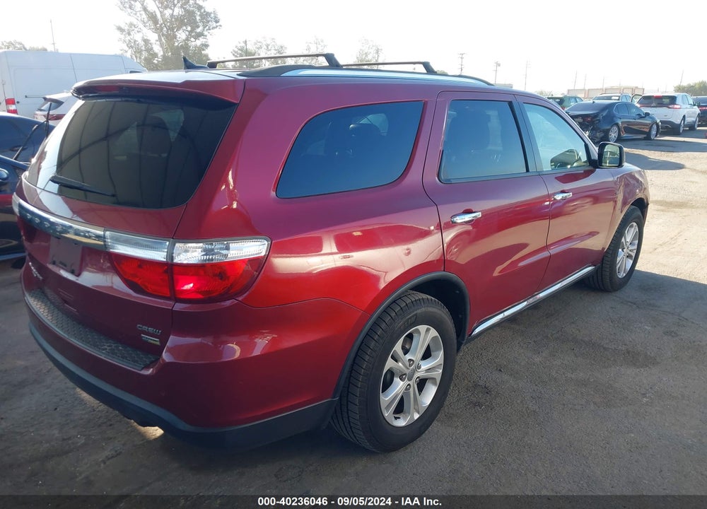 2013 DODGE DURANGO CREW VIN: 1C4RDJDG0DC617685
