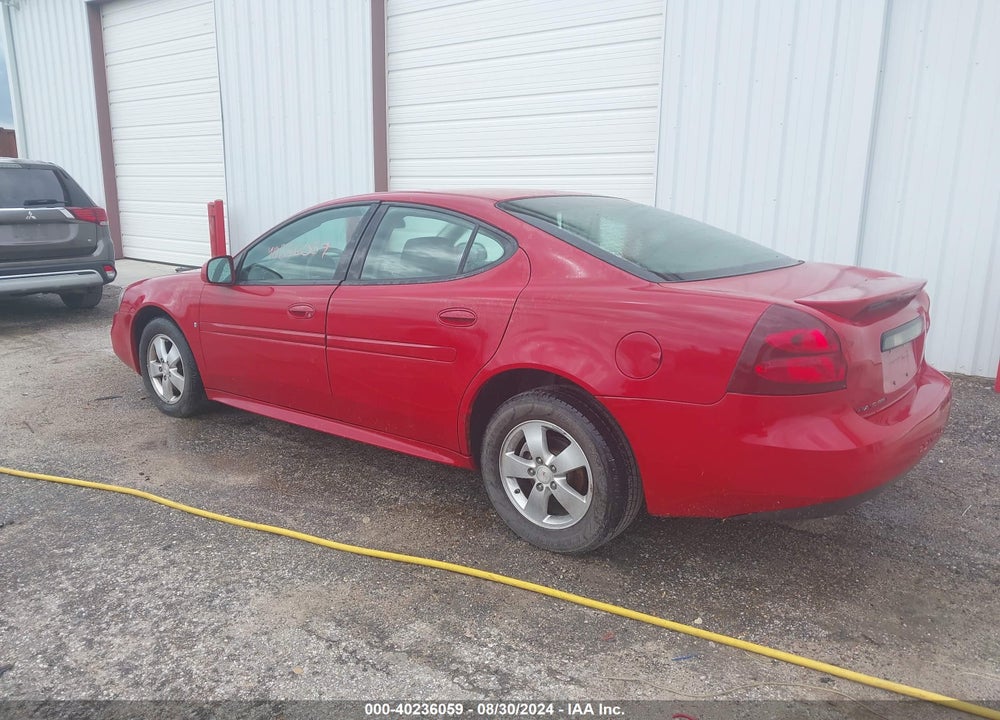 2008 PONTIAC GRAND PRIX VIN: 2G2WP552081124660