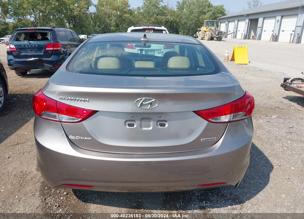 2013 HYUNDAI ELANTRA LIMITED VIN: 5NPDH4AE7DH169890