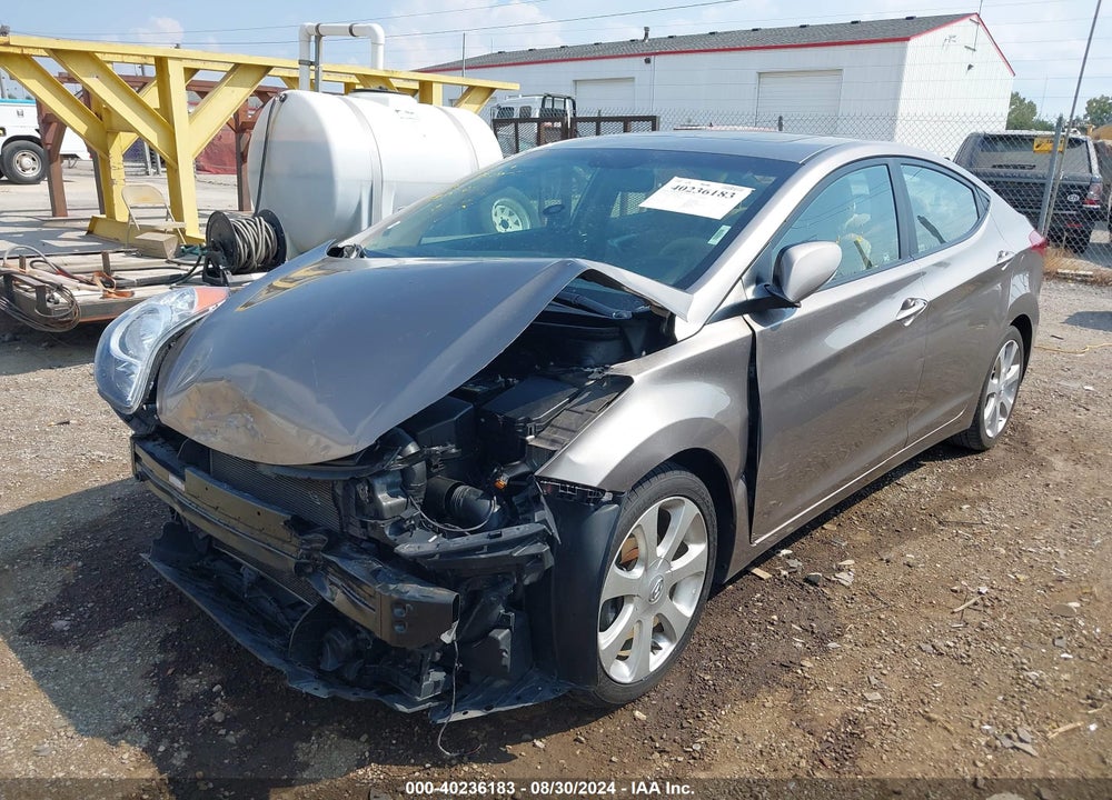 2013 HYUNDAI ELANTRA LIMITED VIN: 5NPDH4AE7DH169890