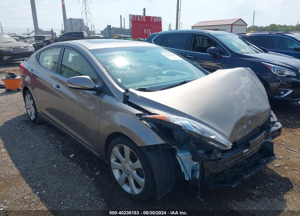 2013 HYUNDAI ELANTRA LIMITED VIN: 5NPDH4AE7DH169890