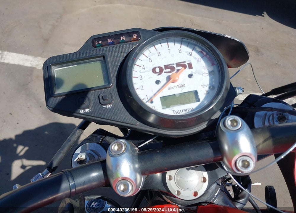 2002 TRIUMPH MOTORCYCLE SPEED TRIPLE VIN: SMT500FS42J149346