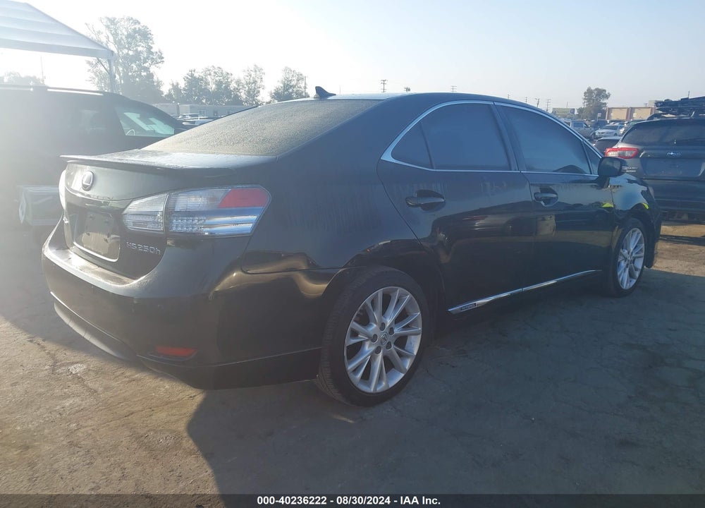 2010 LEXUS HS 250H PREMIUM VIN: JTHBB1BA6A2014732