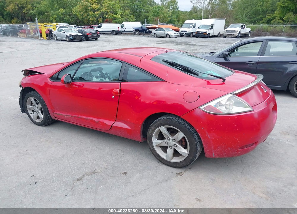 2007 MITSUBISHI ECLIPSE GS VIN: 4A3AK24F87E056917