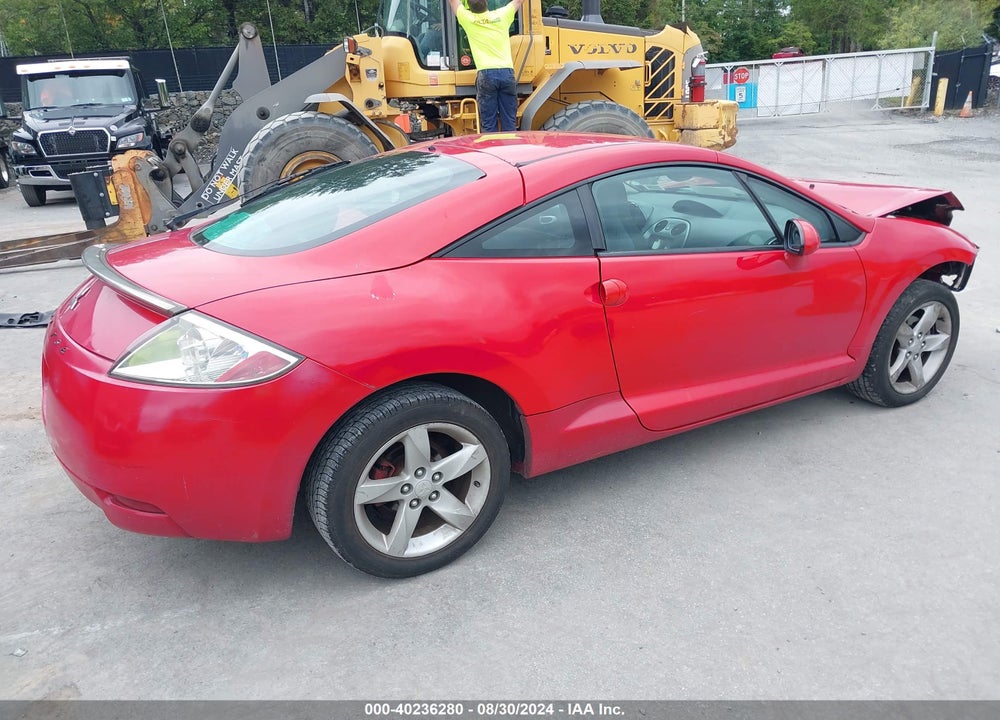 2007 MITSUBISHI ECLIPSE GS VIN: 4A3AK24F87E056917