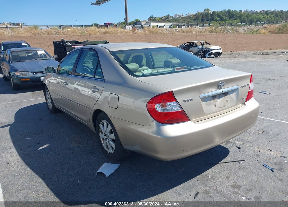 2003 TOYOTA CAMRY XLE V6 VIN: 4T1BF32K23U047627