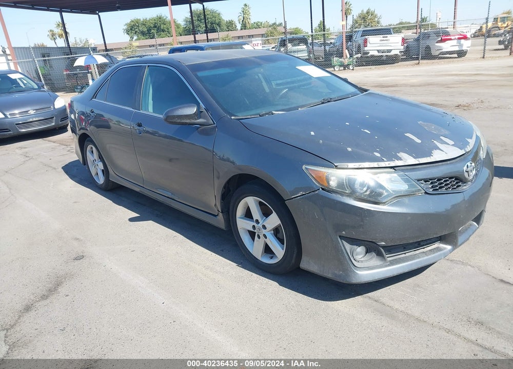 2012 TOYOTA CAMRY SE VIN: 4T1BF1FK1CU050744