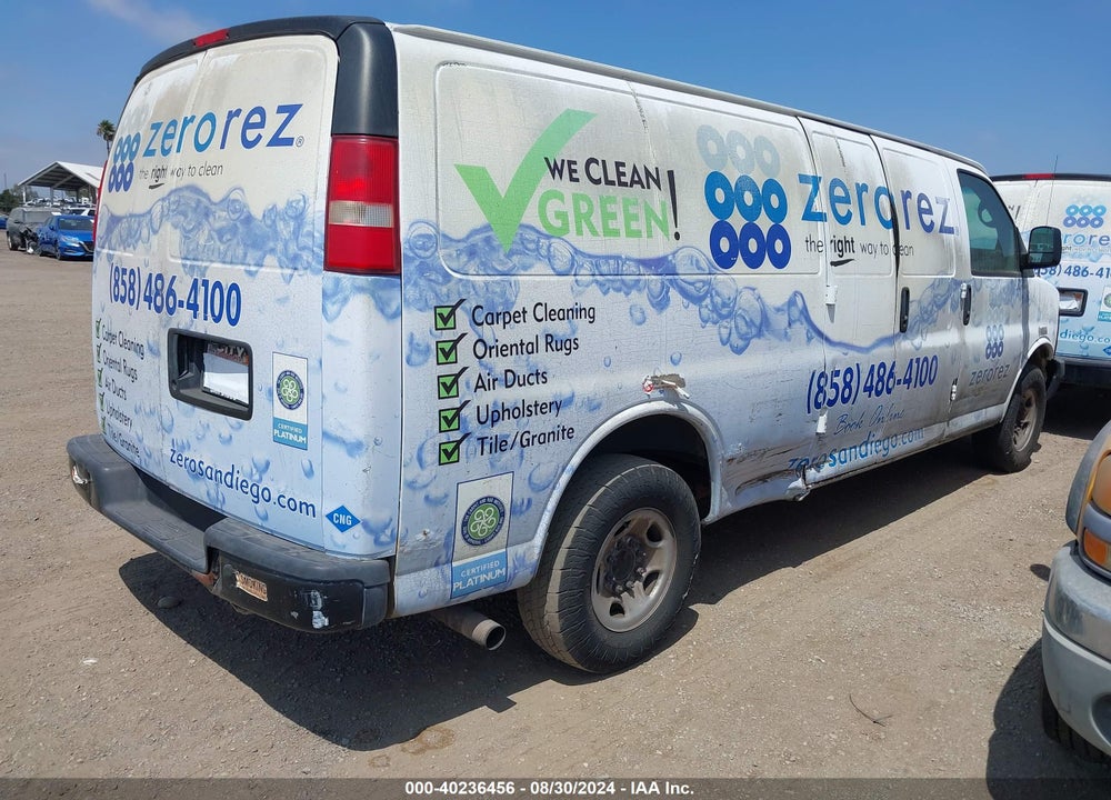 2013 CHEVROLET EXPRESS 3500 WORK VAN VIN: 1GCZGUBA9D1163066